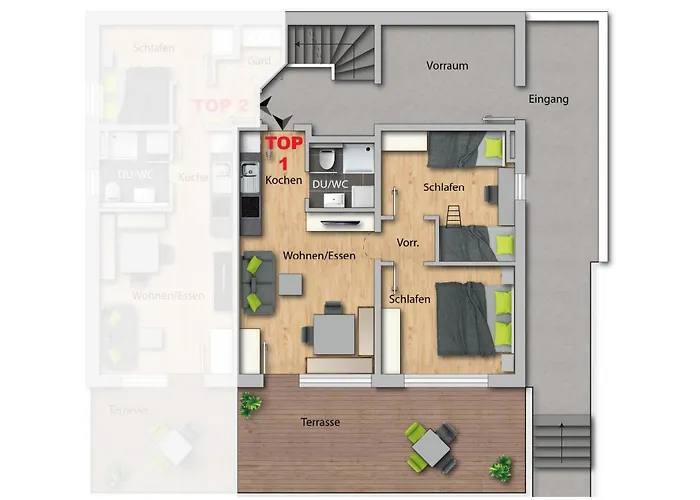 121b - 1 Daire Konigsleiten